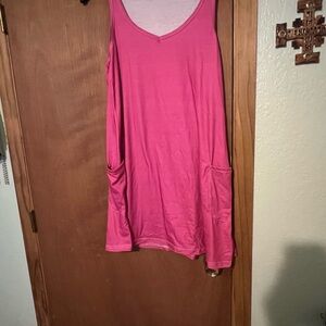 Pink Sleeveless Dress
